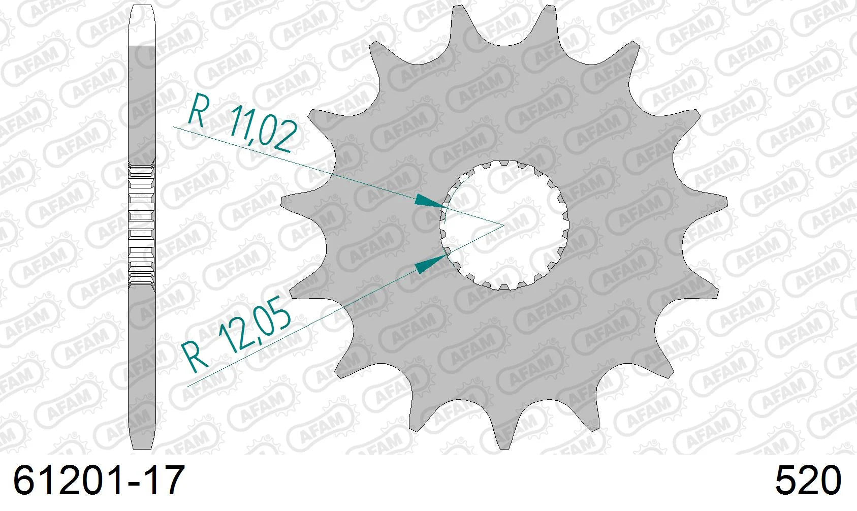 AFAM - Pignone AFAM 61201-17 Passo 520