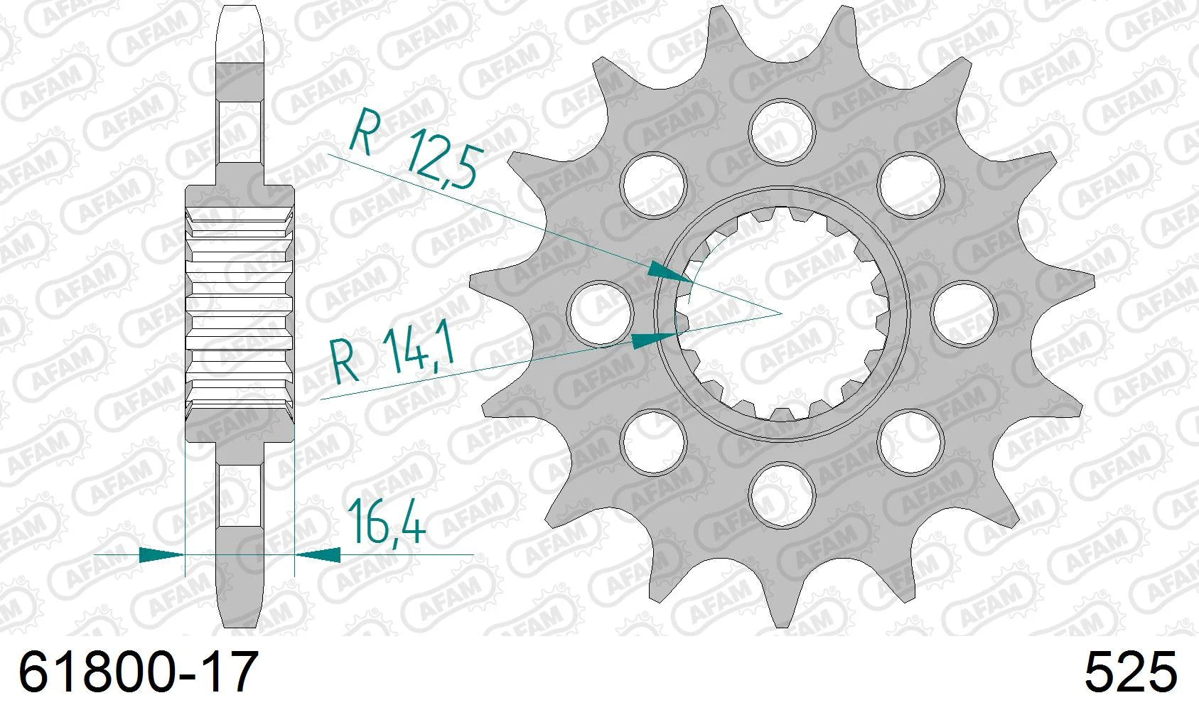 AFAM - Pignone AFAM 61800-17 Passo 525