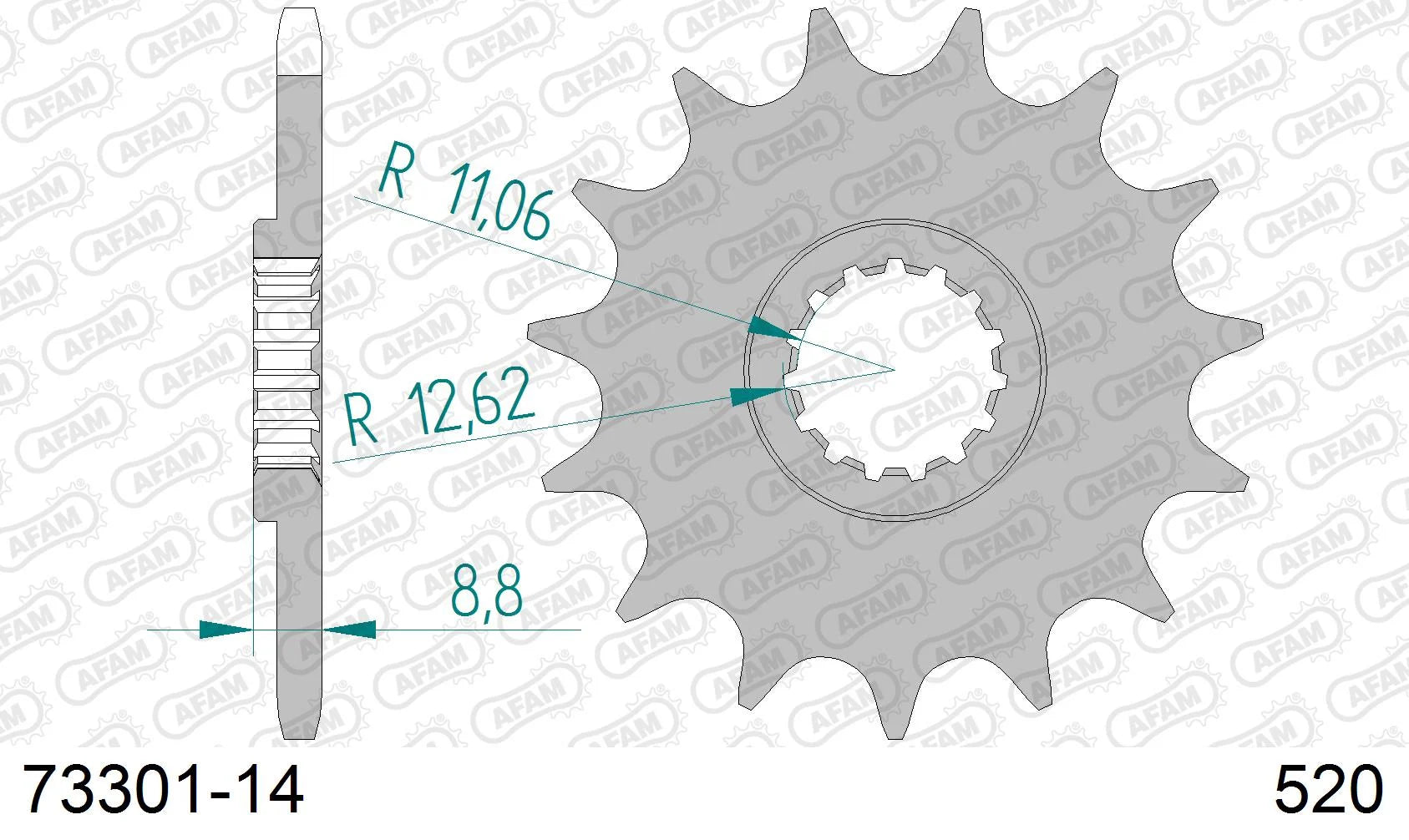 AFAM - Pignone AFAM 73301-14 Passo 520