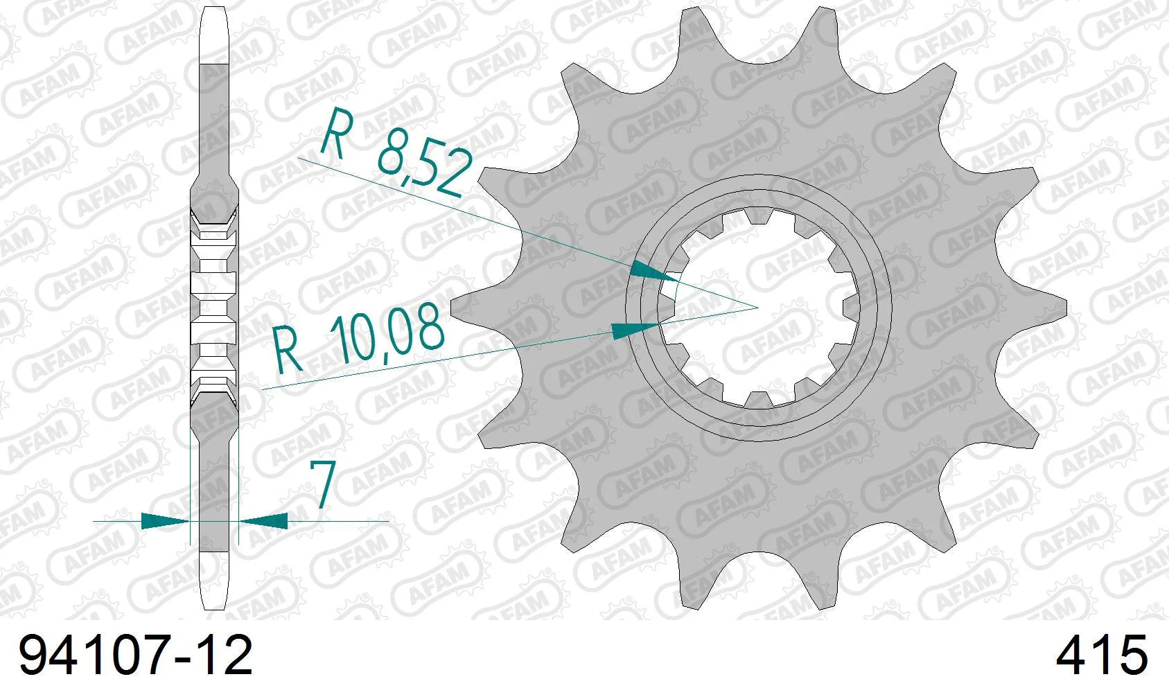 AFAM - Pignone AFAM 94107-12 Passo 415