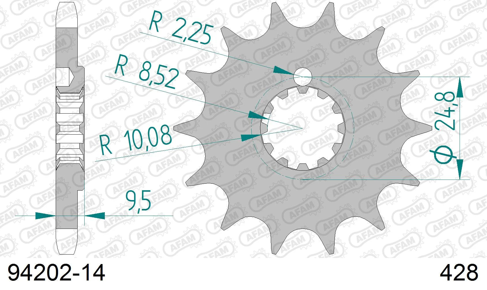 AFAM - Pignone AFAM 94202-14 Passo 428
