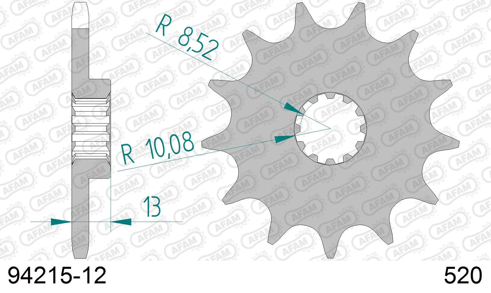 AFAM - Pignone AFAM 94215-12 Passo 520