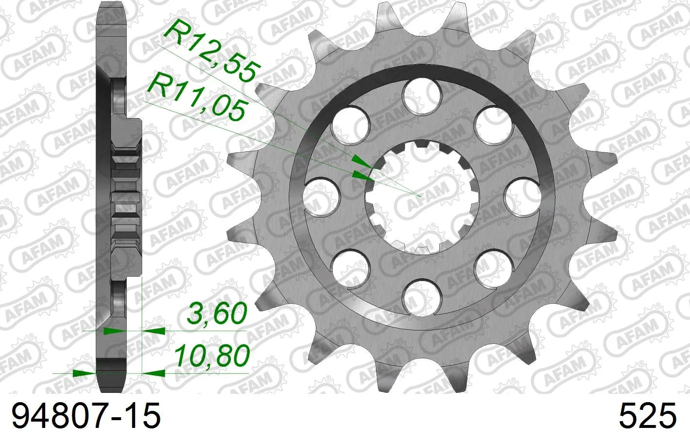 AFAM - Pignone AFAM 94807-15 Passo 525