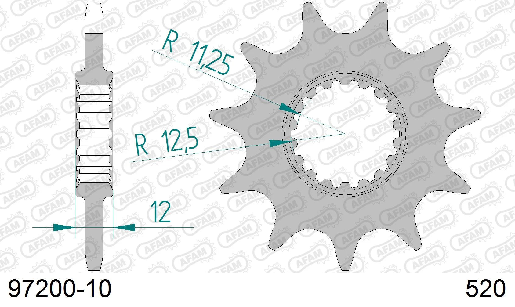 AFAM - Pignone AFAM 97200-10 Passo 520