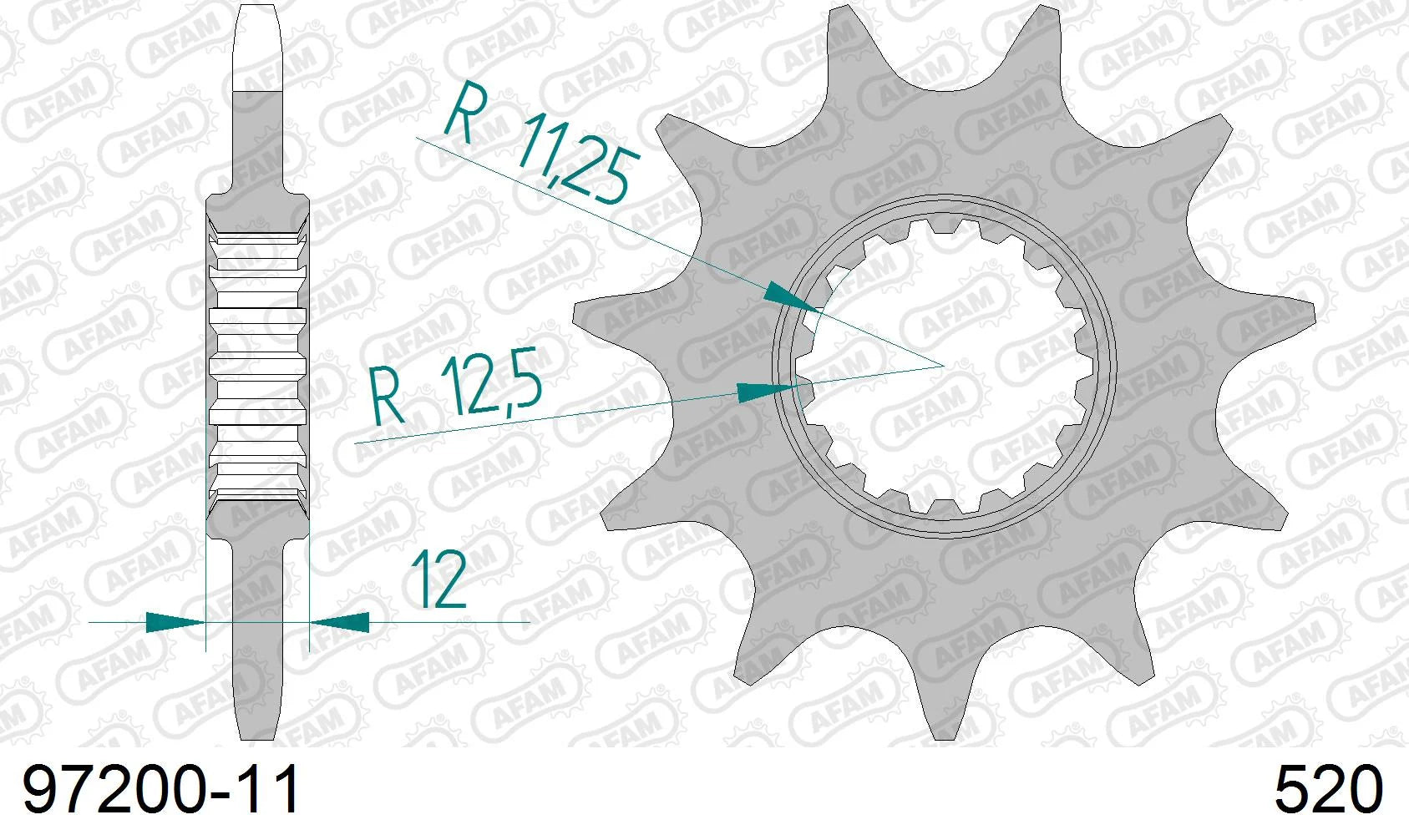 AFAM - Pignone AFAM 97200-11 Passo 520