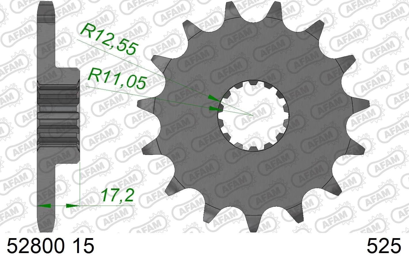 AFAM - Pignone AFAM 52800-15 Passo 525
