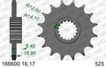 AFAM - Pignone AFAM 166600NR-17 Passo 525 con Gomma Antirumore