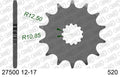 AFAM - Pignone AFAM 27500NR-14 Passo 520 con Gomma Antirumore