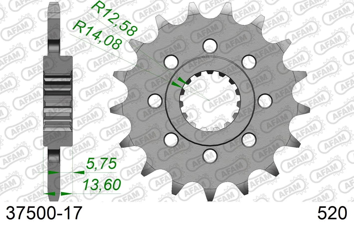 AFAM - Pignone AFAM 37500-17 Passo 520