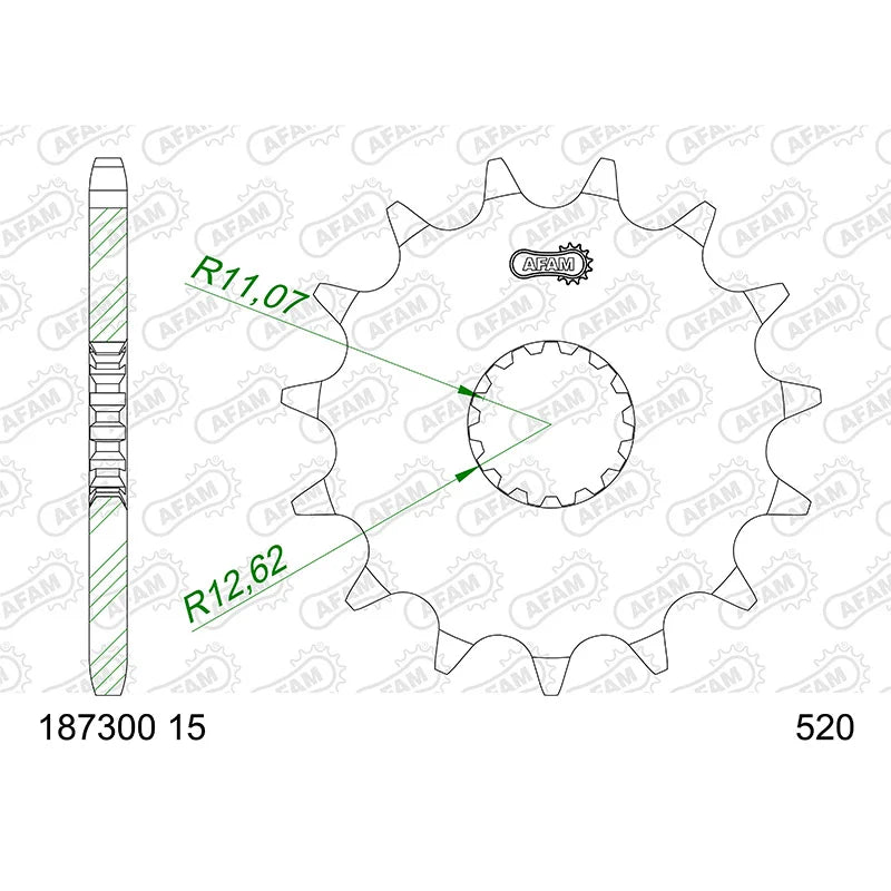AFAM - Pignone AFAM 187300-15 Passo 520