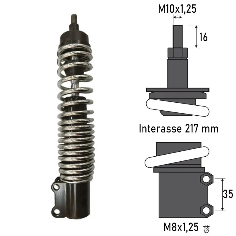 BCR - Ammortizzatore Anteriore PIAGGIO VESPA GTV/GTS 125/150/200/250/300cc