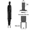 BCR - Ammortizzatore Posteriore MBK BOOSTER/YAMAHA BW'S 50cc