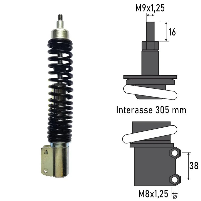 BCR - Ammortizzatore Anteriore PIAGGIO VESPA PX 125/150cc