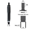 BCR - Ammortizzatore Posteriore YAMAHA X-MAX 125/250cc