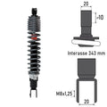 BCR - Ammortizzatore Posteriore YAMAHA X-MAX 125/250cc