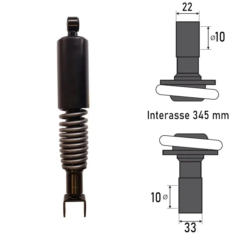 BCR - Ammortizzatore Posteriore APRILIA SCARABEO 4T 50/100cc