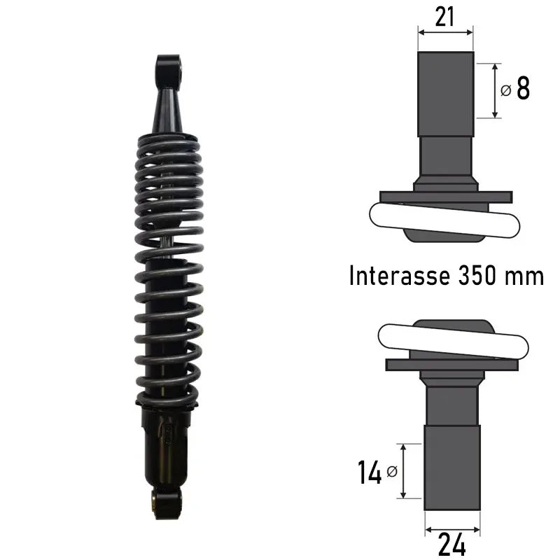 BCR - Ammortizzatore Posteriore APRILIA SCARABEO LIGHT 250cc