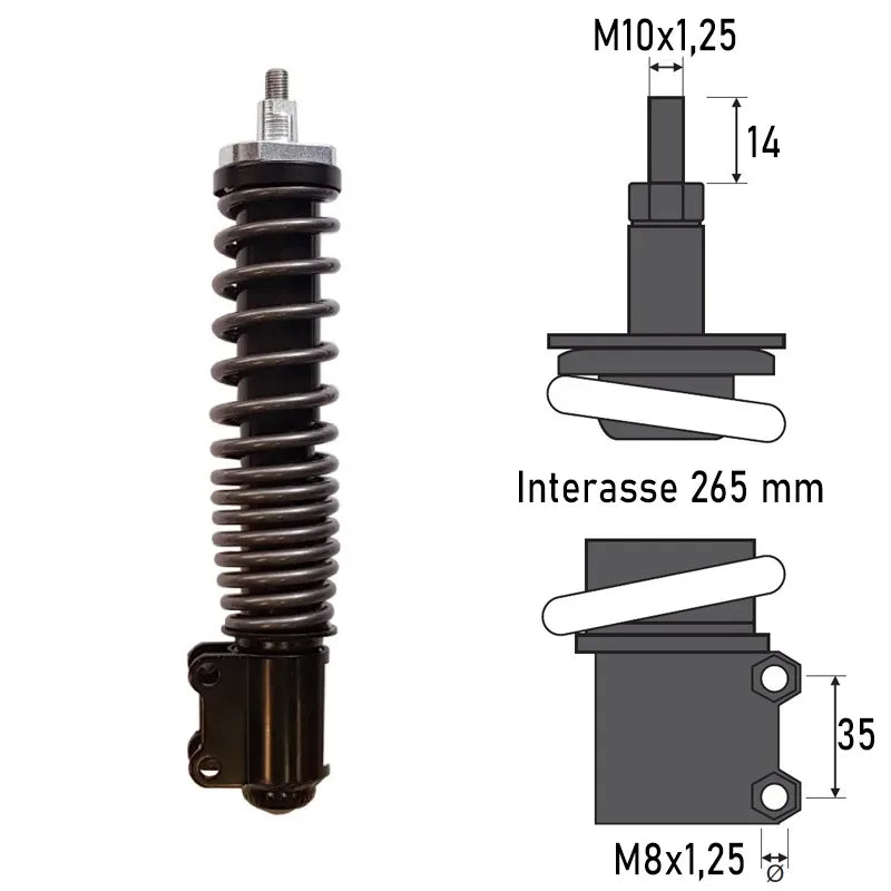 BCR - Ammortizzatore Anteriore PIAGGIO VESPA ET2/ET4 50/125cc