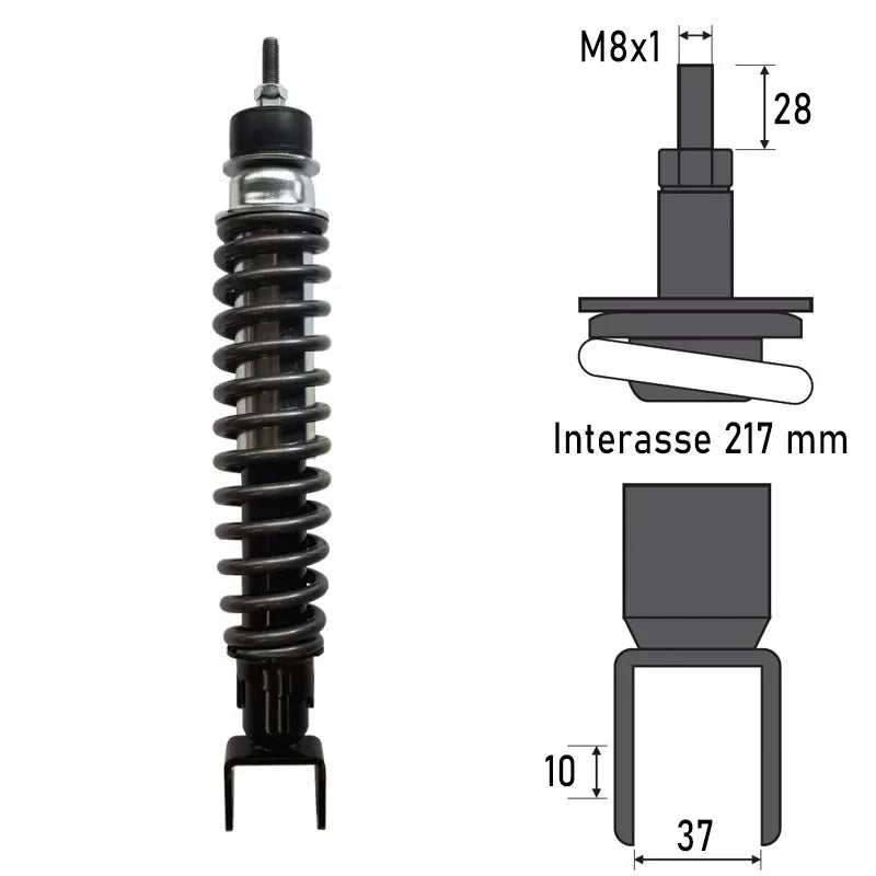 BCR - Ammortizzatore Posteriore PIAGGIO LIBERTY 50/125cc