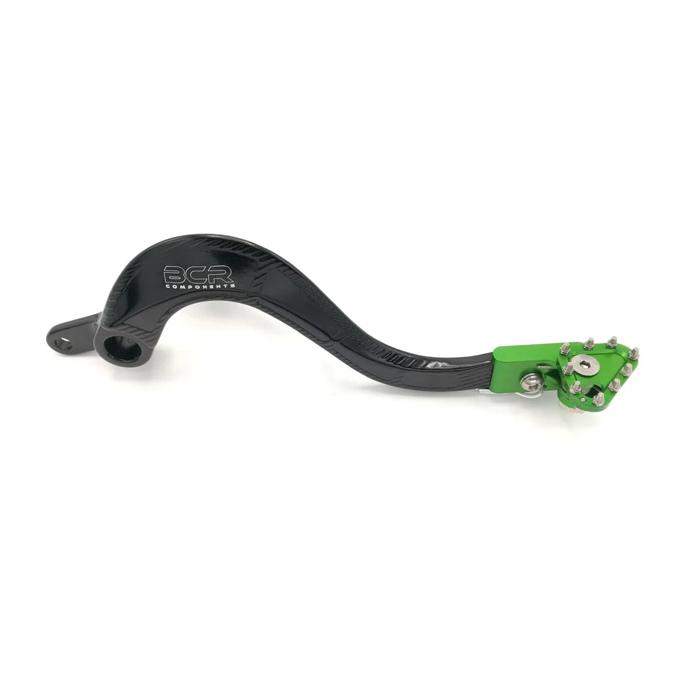 BCR - Pedale Freno KAWASAKI KX 250 F 13-16- Nero/Verde