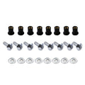 BCR - Viti Cupolino (Kit) - Anodizzate Argento - M5