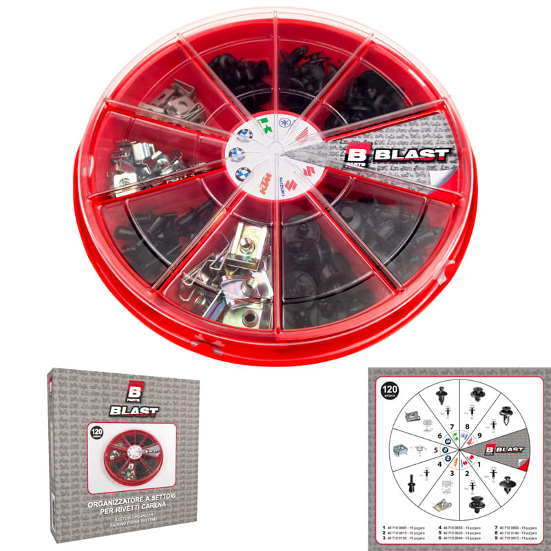 BLAST - Sector Rosso Completo di 9 Codici Rivetti (Vedi Scheda)