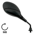 BCR - Specchio Destro KEEWAY MATRIX 50/125/150cc/PEUGEOT LXR 200cc Nero
