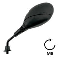 BCR - Specchio Sinistro KEEWAY MATRIX 50/125/150cc/PEUGEOT LXR 200cc Nero