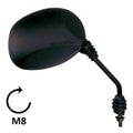 BCR - Specchio Destro GILERA TYPHOON/PIAGGIO NRG 50cc Nero