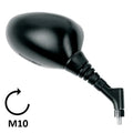 BCR - Specchio Destro MBK SKYLINER 250cc/YAMAHA MAJESTY 250/400cc Nero