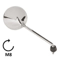 BCR - Specchio Destro PIAGGIO VESPA LX 50/125/150cc Cromato - Filetto Destro