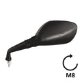 BCR - Specchio Sinistro MBK KILIBRE/YAMAHA VERSITY 300cc Nero