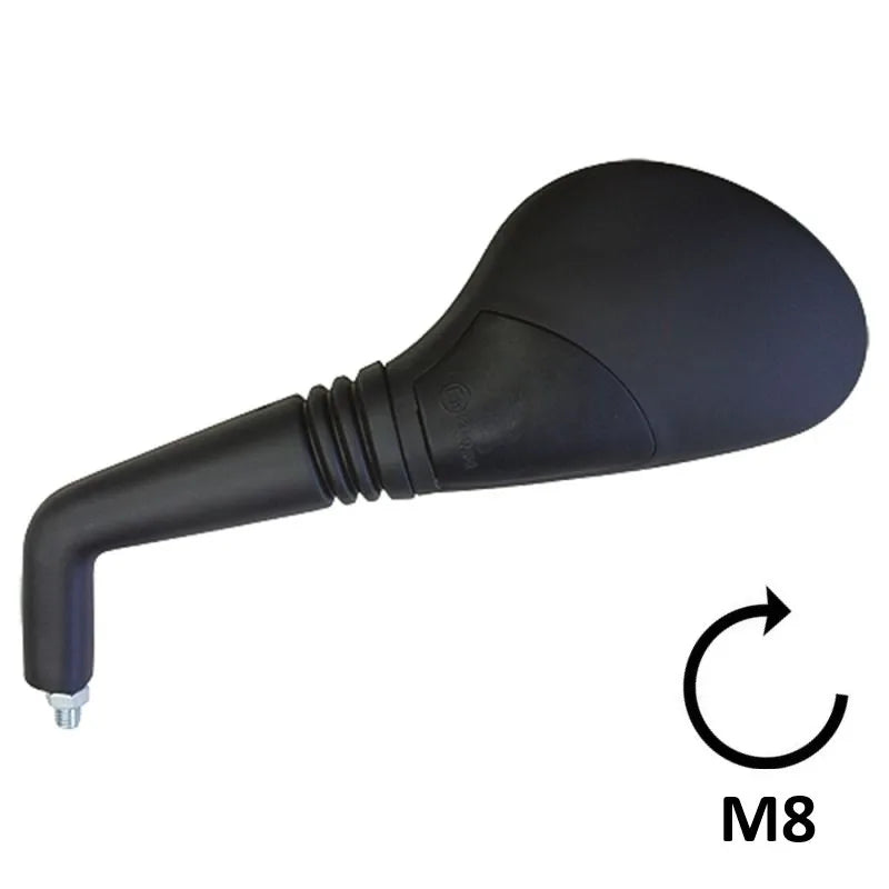 BCR - Specchio Sinistro MBK NITRO/YAMAHA AEROX 50/100cc Nero