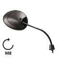 BCR - Specchio Destro PIAGGIO ZIP 50/125cc Nero