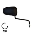 BCR - Specchio Destro PIAGGIO APE 420cc Nero