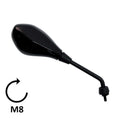 BCR - Specchio Destro PIAGGIO X10 125/350/500cc Nero