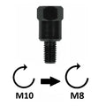 BCR - Adattatore Specchio - M10x1,25 DX (superiore) > M8x1,25 DX (inferiore)