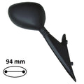 BCR - Specchio Destro PIAGGIO X EVO 125/250/350/400cc Nero