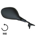 BCR - Specchio Destro MBK OVETTO 50/100cc Nero