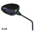 BCR - Specchio Destro APRILIA SCARABEO 2T/4T 50cc Nero