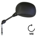 BCR - Specchio Sinistro PEUGEOT BUXY 50cc Nero