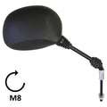 BCR - Specchio Destro PEUGEOT BUXY 50cc Nero
