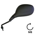 BCR - Specchio Sinistro PIAGGIO MP3 125/250/300/400/500cc Nero