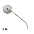 BCR - Specchio Destro PIAGGIO VESPA PX 125/150cc Cromato senza attacchi