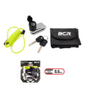 BCR - Bloccadisco Ø 5.5mm - 2 Chiavi Piatte, Cavo Reminder e Borsa