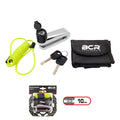 BCR - Bloccadisco Ø 10mm - 2 Chiavi Piatte, Cavo Reminder e Borsa