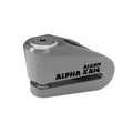 OXFORD - Lucchetto Bloccadisco ALPHA XA14 con Allarme Argento/Nero - Ø 14mm