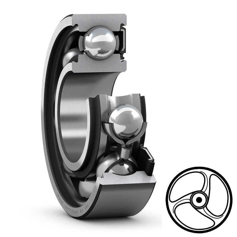 SKF - Cuscinetto 6201-RSH 12x32x10mm