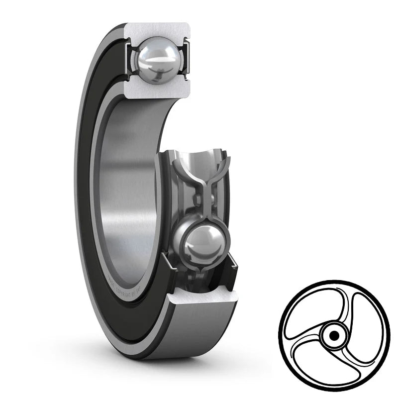 SKF - Cuscinetto 6303-2RSH 17x47x14mm