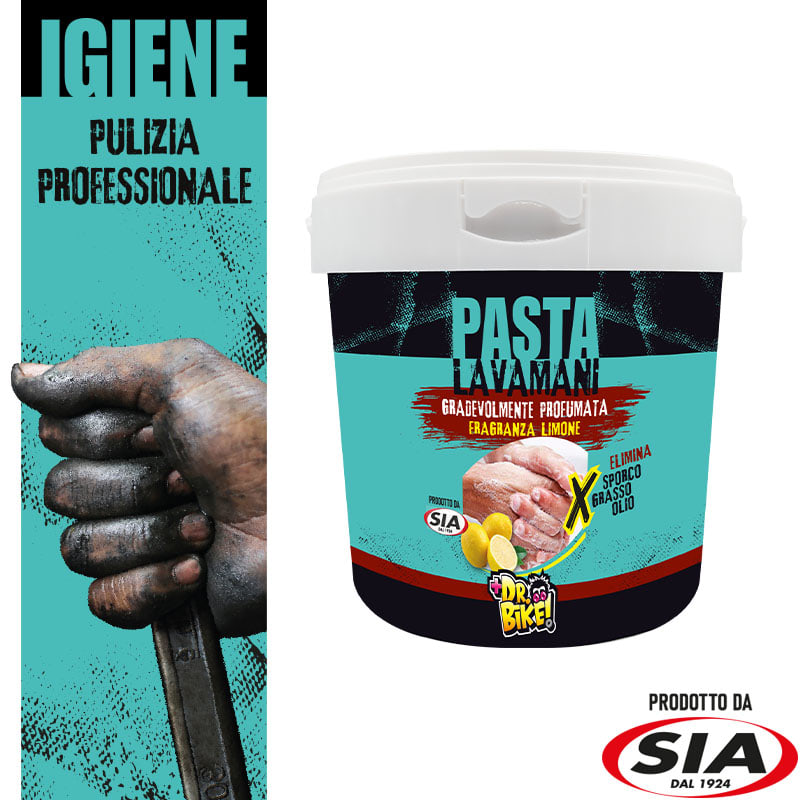 DR BIKE-MOTO - DR.BIKE IGIENE - Pasta Lavamani - Fragranza Limone - 4Kg
